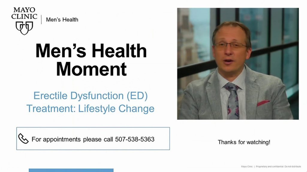 Mayo Men's Health Moment: Erectile Dysfunction (ED) Treatment ...