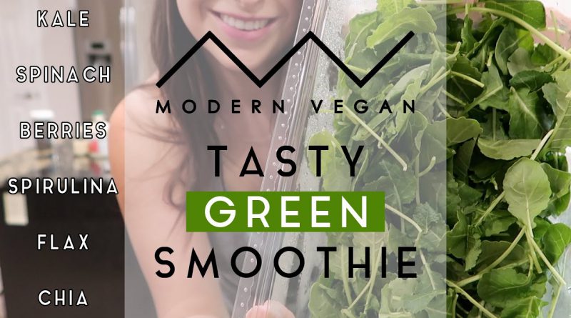 Tasty Super Green Smoothie - Packed with Antioxidants!