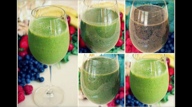 4 Anti-Inflammatory Green Smoothie Recipes (Dairy Free)