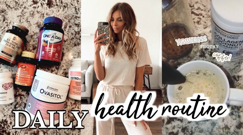 Daily Health Routine | A Morning In My Life | Supplements, Coffee, Skincare