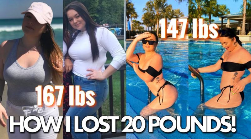 HOW I LOST 20 POUNDS IN 2 MONTHS!! My Weight Loss Journey | gianna ziviello