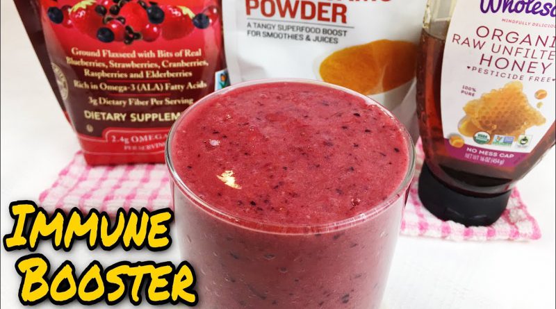 HOW TO BOOST YOUR IMMUNE SYSTEM WITH SUPERFOOD SMOOTHIE (Healthy lifestyle)