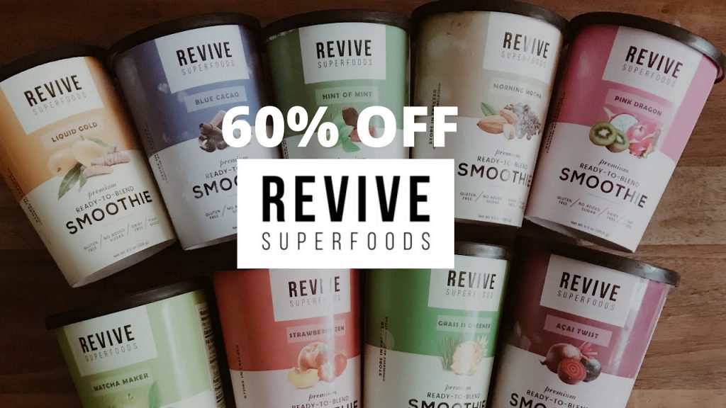 Revive Superfoods Ready to Blend Smoothies first impression/ Review