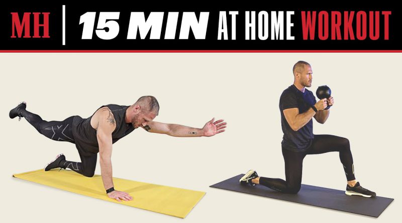 15 Min Full-Body Workout You Can Do From Home | Men's Health