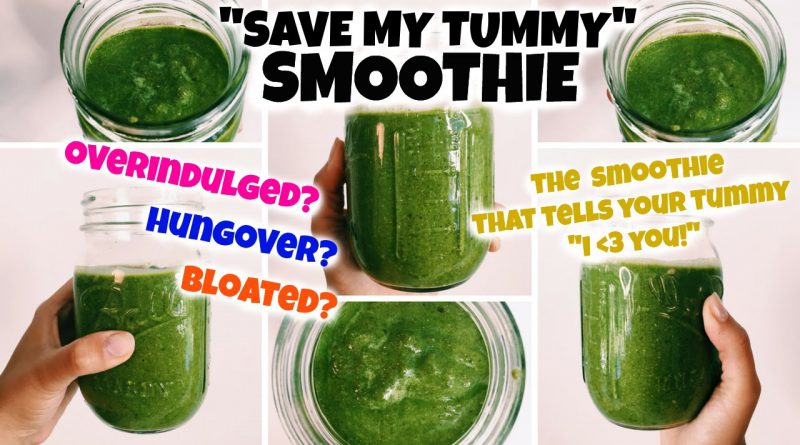 A Digestion-Boosting Smoothie | Best Green Smoothie Recipes "Save My Tummy Smoothie!"