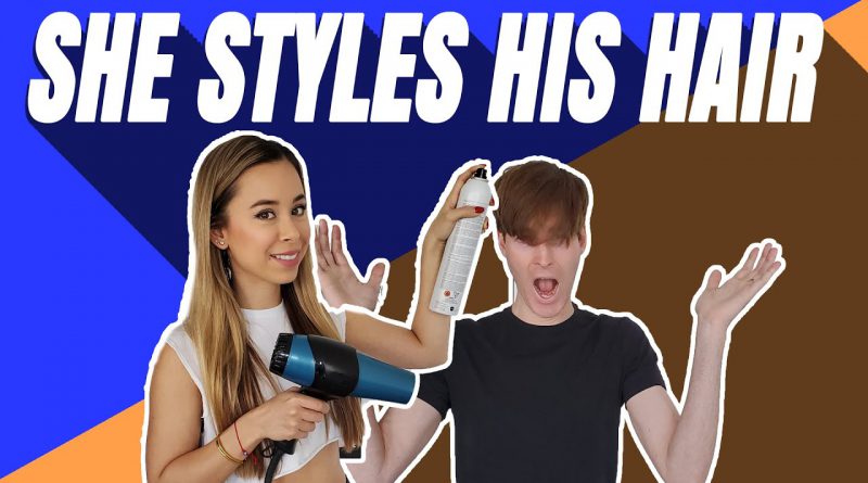How To Style Men's Side Part or Quiff Hairstyle | Ashley Weston | Dorian
