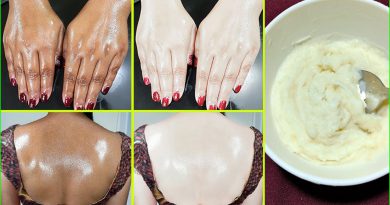 In Just 20 Minutes Get Glass Glowing Skin Naturally At Home | Full Body Skin Whitening Pack