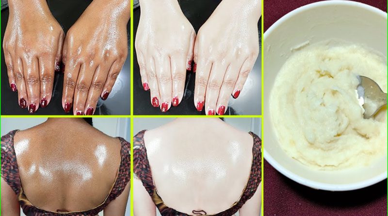 In Just 20 Minutes Get Glass Glowing Skin Naturally At Home | Full Body Skin Whitening Pack