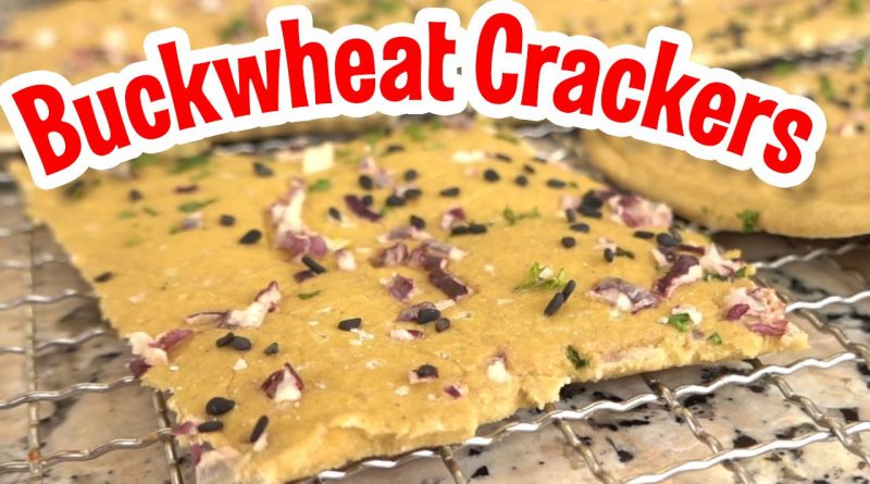 Raw No Bake Gluten Free Buckwheat Crackers Recipe