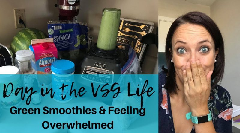 VSG DAY IN THE LIFE ● FEELING OVERWHELMED ● GREEN SMOOTHIE RECIPE