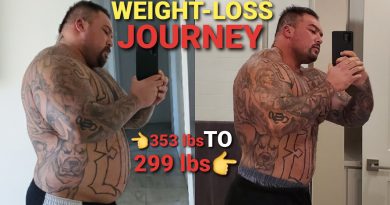 WEIGHT-LOSS JOURNEY | "INSPIRING TRANSFORMATION" from 353 pounds to 299 pounds!