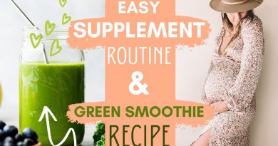 EASY & REALISTIC Supplement Routine + Fav GREEN Superfood Smoothie Recipe!