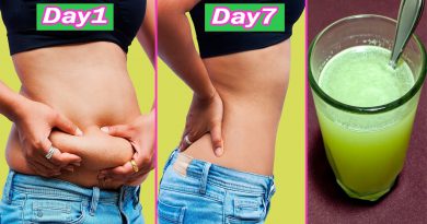 Get Flat Belly Without Exercise | Fat Burning Drink Recipe | Get A Flat Stomach In 1 Week