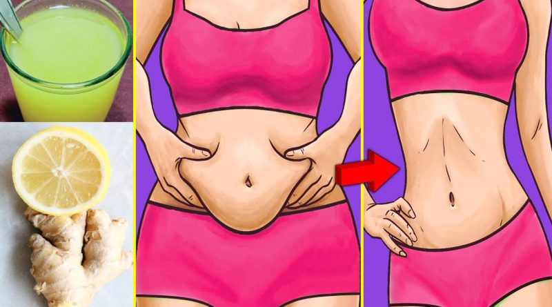 Ginger Lemon Water For Weight Loss Fast, Get Rid Of Belly Fat, The Result Will Amaze You