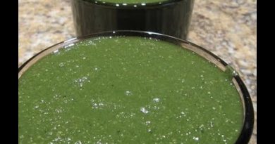 Healthy Green Spinach Superfood Smoothie Recipe