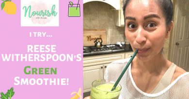 I Try Reese Witherspoon's Green Smoothie Recipe!