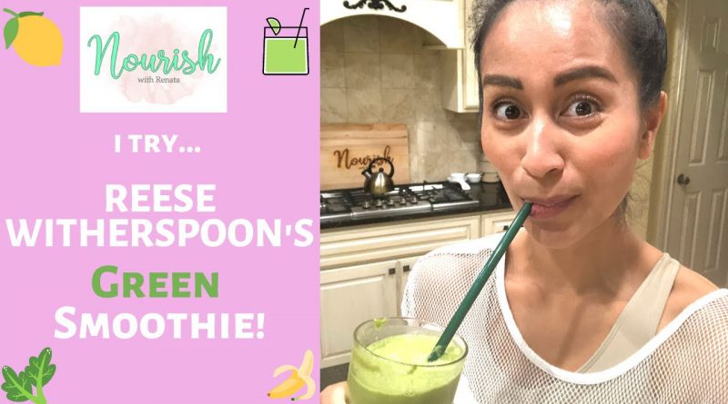 I Try Reese Witherspoon's Green Smoothie Recipe!