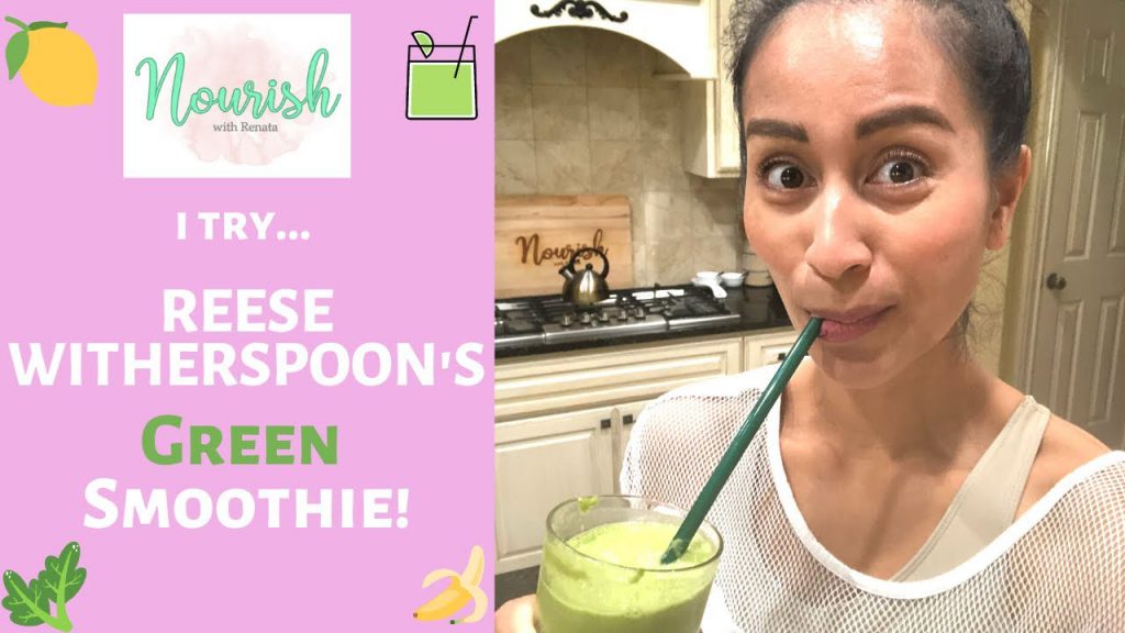 I Try Reese Witherspoon's Green Smoothie Recipe! ManHealthMagazine