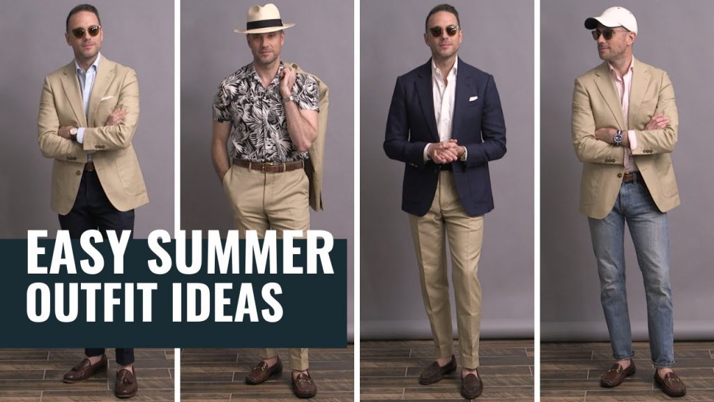 5 EASY & Stylish Summer Outfits for Men | Men's Style & Summer Lookbook ...