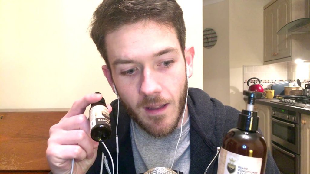 ASMR Beard Care Male Grooming Tapping and Rubbing ManHealth