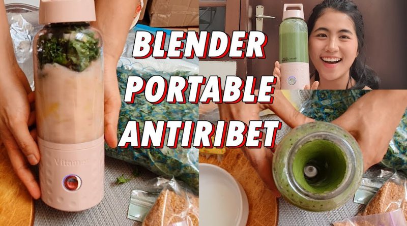 BLENDER PORTABLE WAJIB PUNYA!! RESEP GREEN SMOOTHIE FOR GLOWING SKIN