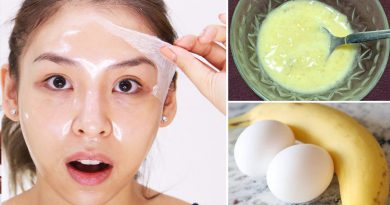 Best Homemade Anti Aging Face Pack With Egg And Banana To Remove Face Wrinkles Fast