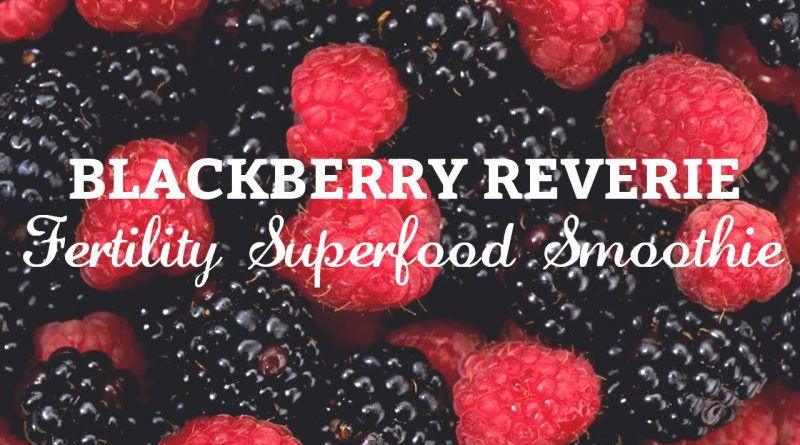 Blackberry Reverie Fertility Superfood Smoothie