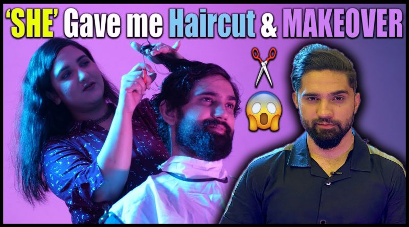 Female Barber Gives A Haircut | Haircut At Home | Long Hair Trimming | DIY Face Mask