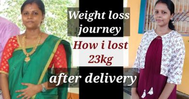 How I lost 23 kgs, Weight loss journey after c section in tamil, motivational tips