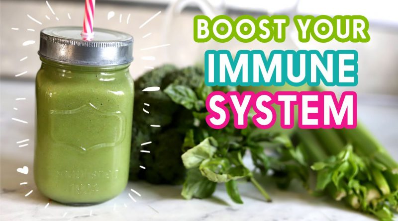 Immune Boosting Healthy Green Smoothie