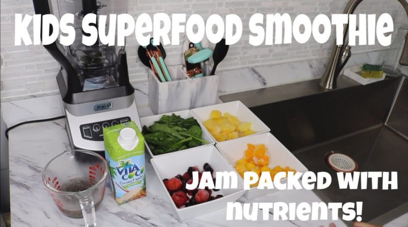 Kids Superfood Smoothie | Jam Packed With Nutrients!