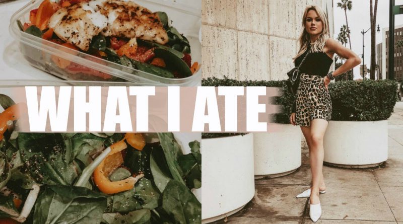 What I Ate Today | 5 Minute Superfood Smoothie + Meal Prepping Healthy Dinner | DailyPolina