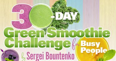 30-Day Green Smoothie Challenge for Busy People