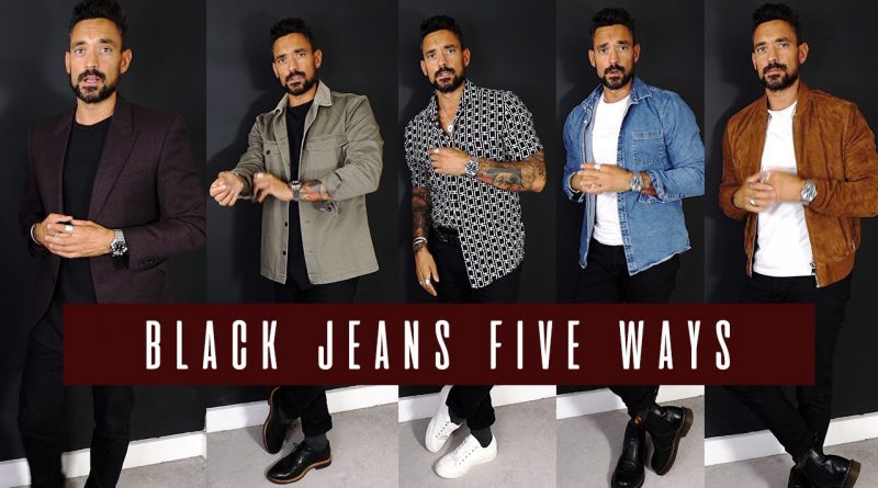 5 Simple Ways to Wear Black Jeans | Men's Style & Fashion Lookbook