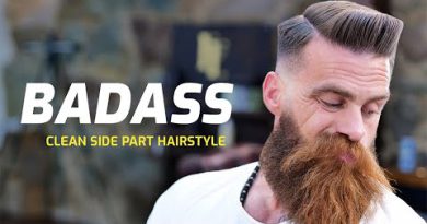 BADASS hairstyle - Clean side part. Men´s grooming