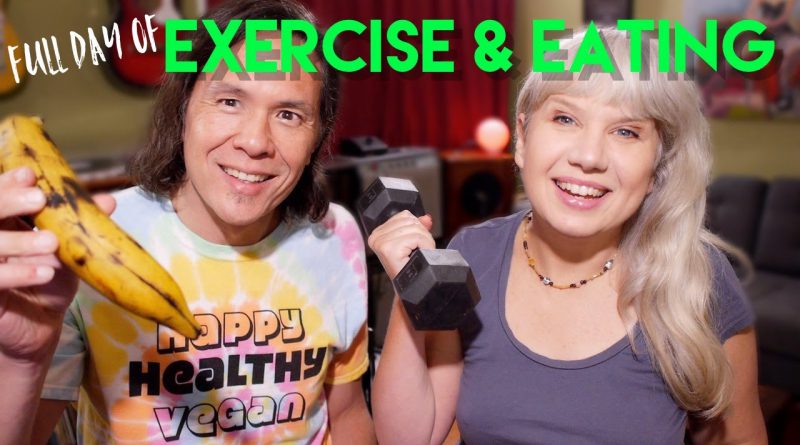 Full Day Of Exercise & Eating - Oil Free Vegan! & Giveaway!