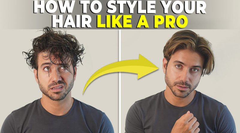 How to Style your Hair Properly | Medium Length Men's Hairstyle Tutorial