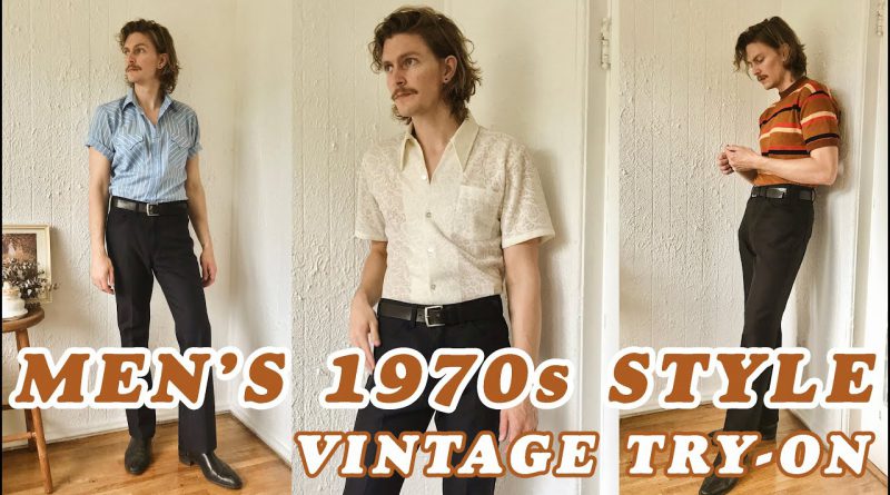 Men's Vintage Style Try On | 1970s Inspired Looks