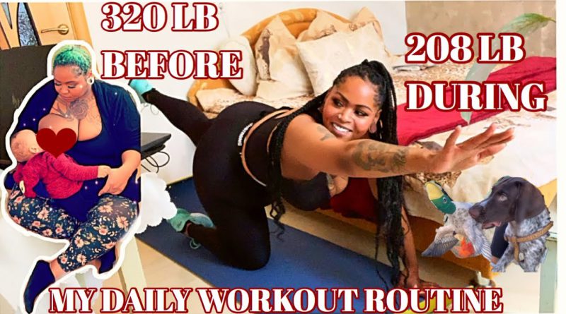 My Daily Workout Routine• 170lb Weight loss Journey