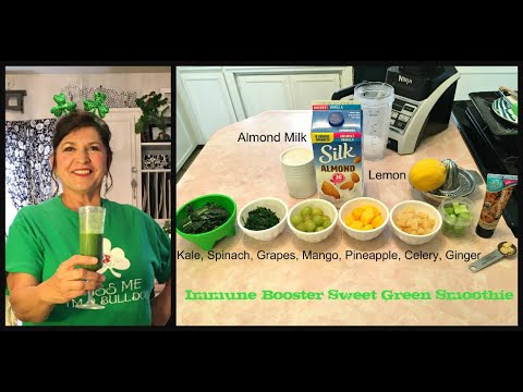 Immune Booster Sweet Green Smoothie! Immunity boost!