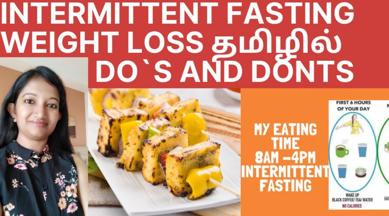 Intermittent fasting/ Weight loss challenge in tamil/ weight loss journey/BhuvanatamilvlogsDenmark