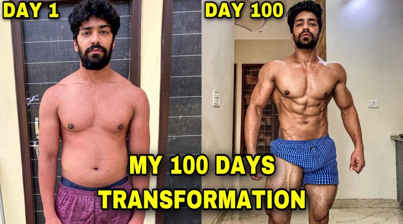 My 100 Days Incredible Body Transformation | Bodybuilding Motivation