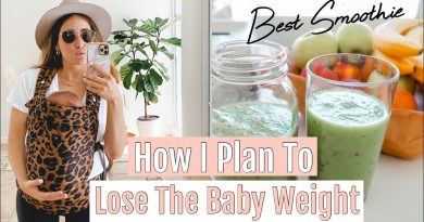 POSTPARTUM WEIGHT LOSS PLAN// GO TO GREEN SMOOTHIE//VLOG