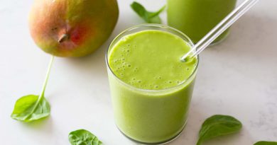 The BEST Green Smoothie | Spinach Mango Smoothie