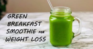 BEST GREEN SMOOTHIE FOR WEIGHT LOSS | BREAKFAST SMOOTHIE