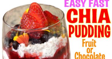 Chia Pudding Recipe that tastes like Rice Pudding with Fruit or Chocolate