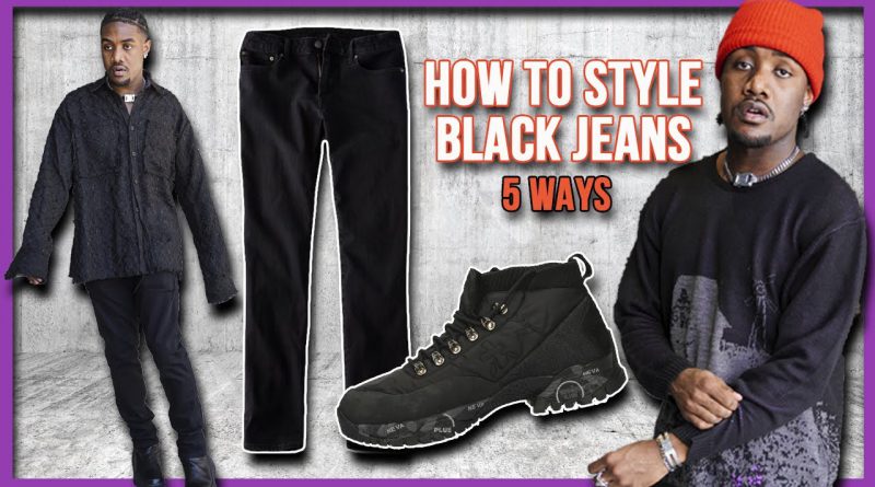 How to Style Black Jeans 5 WAYS | Men’s FALL FASHION 2020