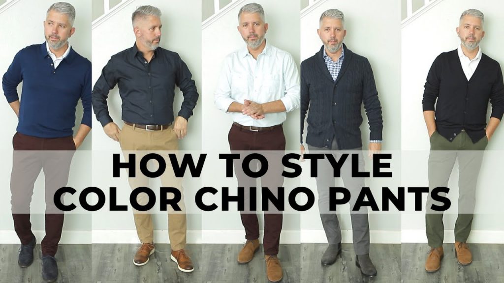 How to Style Colored Chinos This Fall | Men's Fall Outfits – Man-Health ...