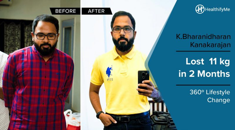 Transformation Stories | Bharanidharan’s inspiring 11 kg weight loss journey | HealthifyMe