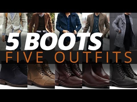 5 Fall Outfits For Men | Best Boots For Mens Autumn Style